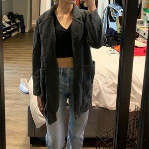 Super cute Zara Cardigan!! Size Small, dark gray!